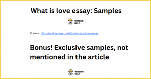definition topic love essay